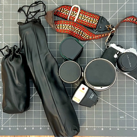 Vintage Pentax ME Super camera and assorted lenses GUC - Picture 1 of 16